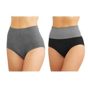 2-pack SkinnyGirl Shaping Seamless Briefs